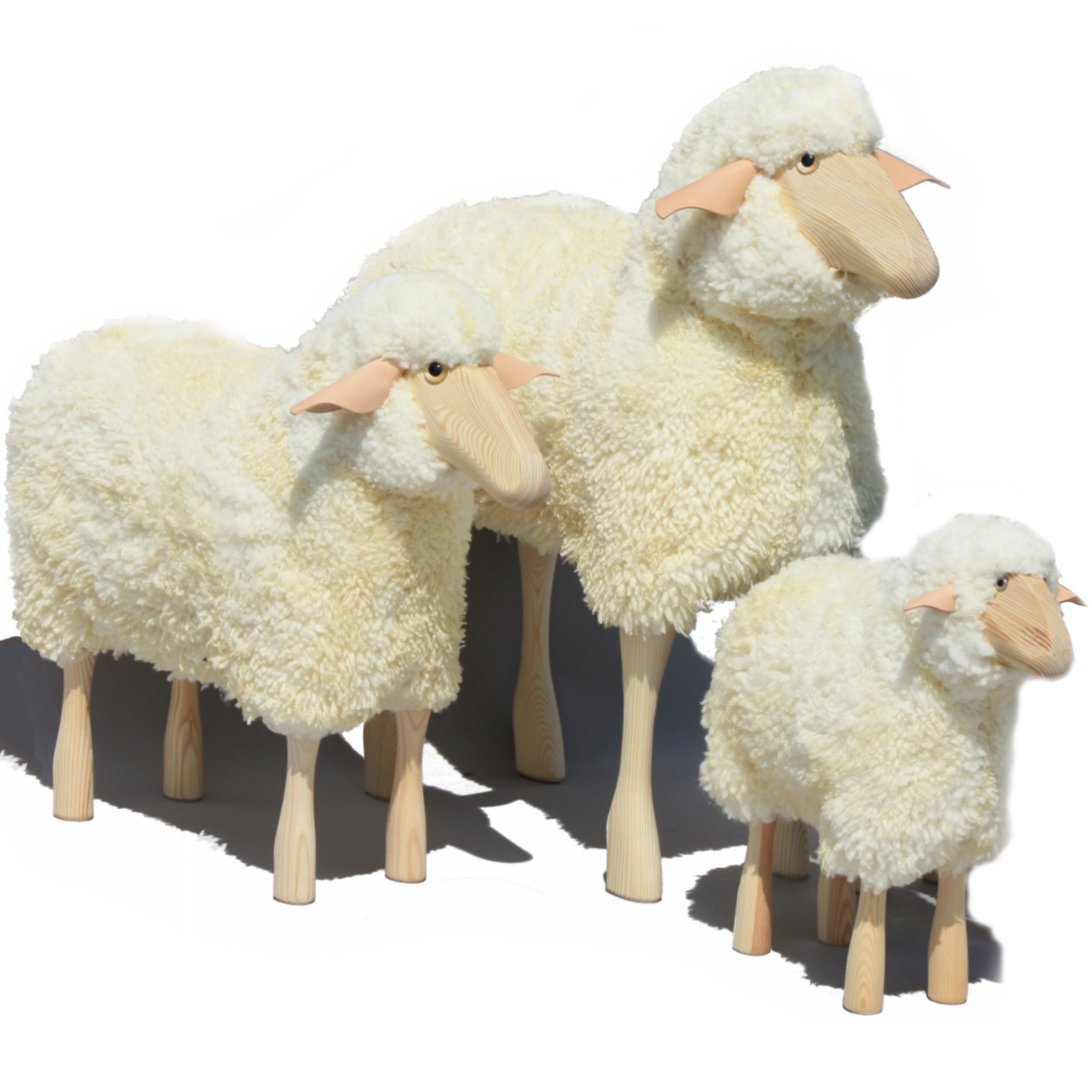 Leandina Schafe Lammchen Aus Echtem Schaffell Zum Kuscheln Liebhaben