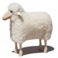 Preview: weißes Schaf Lena, stehend, Kiefer